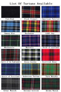 Kilts écossais de 5 mètres en tartan pour hommes Kilts traditionnels et décontractés disponibles en plus de 45 tartans authentiques - Product Image 5
