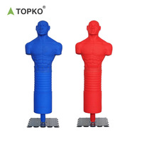 TOPKO debout coup de pied sacs de boxe boxe cible humaine équipement de gymnastique homme forme debout adultes sacs de boxe