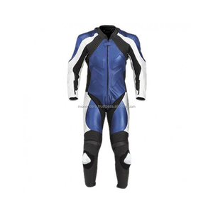 Combinaison de moto en cuir légère pour homme adulte, coupe ample, coupe-vent et respirante, style le plus récent de la marque Mono Riders, pour la course. - Product Image 4