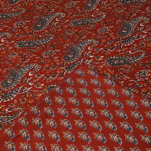 Maroon Paisley Print 240 TC Cotton Double Bed Dohar SHKR1024 - Product Image 4