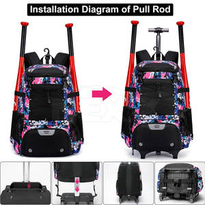 Sacs de baseball à impression personnalisée les plus vendus sacs de baseball de haute qualité nouvelle arrivée sacs de baseball - Product Image 2