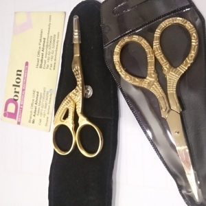 กรรไกรตัดเล็บแบบตรงพร้อมโลโก้ออกแบบได้ตามต้องการกรรไกรตัดเล็บชุบทองรูปนกกระสา - Product Image 1