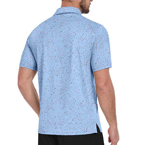 เสื้อโปโลผู้ชายสำหรับกอล์ฟ ประสิทธิภาพสูง ผลิตจากผ้าซับเหงื่อ ระบายอากาศได้ดี แขนสั้น สวมใส่สบาย - Product Image 2