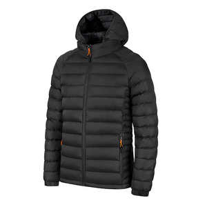 Wholesale Custom Men's Turn-down Collar Winter Waterproof <b>Thin</b> <b>Puffer</b> <b>Jacket</b> with Front Logo - Product Image 4