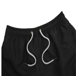 Shorts en polyester et élasthanne légers pour hommes avec logo personnalisé, shorts de bain imperméables pour hommes avec taille élastique et poches latérales - Product Image 5