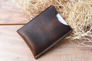 กระเป๋าใส่นามบัตรหนังสีดำอเนกประสงค์สำหรับใส่บัตร LCH-0217 - Product Image 4