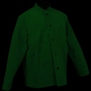 Chaqueta de soldadura, equipo de protección profesional con ajuste ajustable, chaqueta de soldadura, combinación de cuero y algodón, ropa de seguridad - Product Image 4