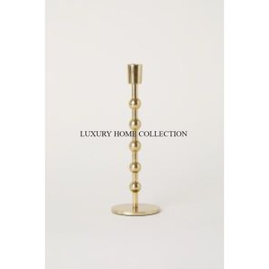 Finest Quality Table Top <b>Candlestick</b> Holders Elegant Designer Large Size Metal Gold Polished Indoor Home Candle Holders for Sale - Product Image 2