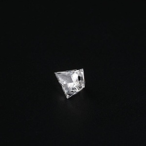 Par de diamantes sueltos cultivados en laboratorio de corte de cometa para anillo de compromiso o pendientes, tachuelas de oro blanco de 14 quilates, tachuelas de diamantes CVD de corte antiguo - Product Image 4