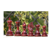Piezas de Ajedrez Griego de Madera de Lujo de 4.33 Pulgadas para Juegos de Mesa y Torneos, Herramienta de Entretenimiento Divertida