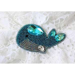 Elegant Handmade Beaded Brooch <b>Pin</b> with Pearl and Rhinestone Decorative Jewelry <b>for</b> Dresses Coats and <b>Shawls</b> Use <b>for</b> Export Sale - Product Image 2