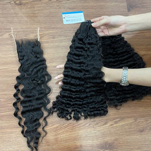 Top Deal birmano rizado 100% cabello crudo vietnamita de alta calidad sin enredos sin caída precio al por mayor - Product Image 3