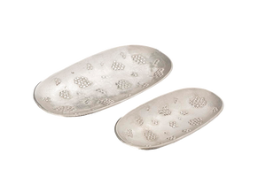 Plateau ovale en métal de couleur or au design moderne pour la maison hôtel ustensiles de cuisine restaurant servant des outils décoratifs pour la salade - Product Image 4