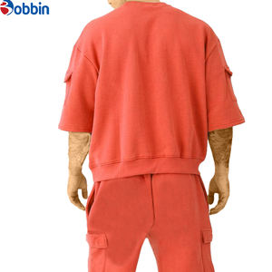 Collection d'été confortable : Ensemble T-shirt et short respirant surdimensionné unisexe, personnalisable, pour hommes grandes tailles, ensemble short de jogging - Product Image 2