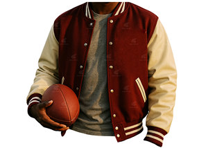 Veste Letterman pour hommes Premium Quality Casual Wear High Stander Fabric Fashion Clothing Solid Color Stylish Winter Outerwear - Product Image 2