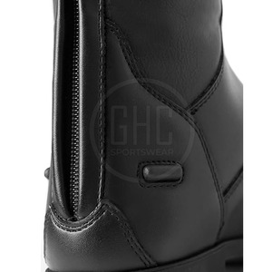 Botas de montar a caballo de cuero genuino de la mejor calidad en productos de caballo hechos a mano de color de bloque hechos en Pakistán - Product Image 5