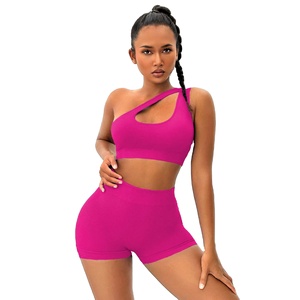 High Quality Custom Breathable Skinny Fit 2Piece Gym Yoga Fitness <b>Set</b> Matching Premium Athleisure Women Workout Outfit - Product Image 1