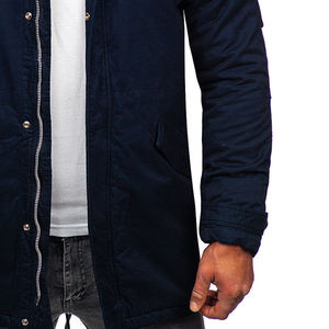 Chaqueta acolchada de invierno para exteriores, chaqueta acolchada de invierno, cremallera lisa, chaquetas de burbujas, abrigos de plumón, cuello levantado, transpirable - Product Image 6