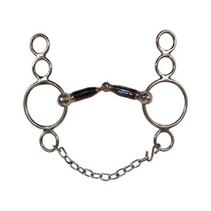 Bocados de Acero Inoxidable para Caballos, Bocado de Elevación para Uso Ecuestre, Todas las Razas, Anillo de Saliva, Acabado de Bola, Diseño Súper Ligero y Duradero - Product Image 3