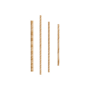 Tethys Best-Selling Eco-Friendly 11 X 210mm Kraft <b>Paper</b> <b>Straw</b> Innovative Materials Made in Korea - Product Image 1