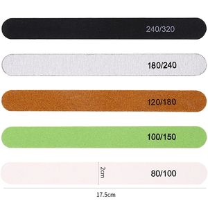 Vente en gros de mini lime à ongles jetable de haute qualité pour salon de manucure Éponge en bois double face grain 80/100/180 Logo personnalisé - Product Image 1