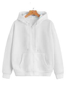 Custom Men's Regular Fit Vintage <b>Zipper</b>-Up Fleece Hoodie High Quality Blank Cotton/Polyester Winter - Product Image 5