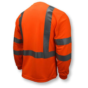 เสื้อยืดโปโลแขนยาวสะท้อนแสงทำจากผ้าฝ้าย100% เสื้อยืดโลโก้ตามสั่ง - Product Image 2