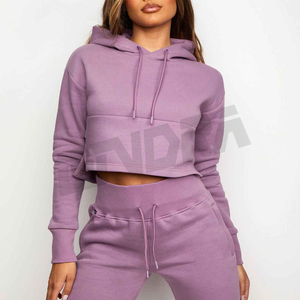 Stylish <b>Women</b> Crop Tracksuit Two Piece Outfit Long Sleeve Zipper <b>Jacket</b> and High Waist Pants Set for Workout Gym Fashion Wear - Product Image 6