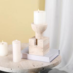 เชิงเทียนหรูหราหรูหราที่วางเทียนตกแต่งบ้านที่ทำด้วยมือเน้นการตกแต่งบ้านสำหรับโต๊ะกลางแสงโรแมนติกและการตกแต่งภายในที่ทันสมัย - Product Image 5