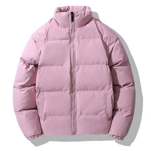 Custom logo 2023 Winter Men Loose Zipper Down <b>Coat</b> Cotton Padded Hooded Waterproof Feather Warm <b>Heated</b> Jacket 2025 Winter - Product Image 4