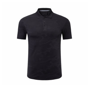 Nueva llegada hombres Polo camiseta diseño personalizado material transpirable casual patrón sólido manga corta verano bajo pedido mínimo - Product Image 5