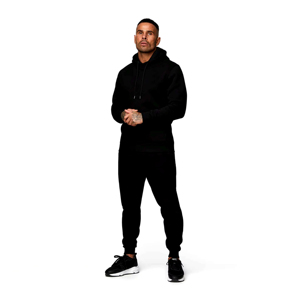 Survêtements en molleton avec logo personnalisé pour hommes, ensemble sweat à capuche et survêtement imprimés, deux pièces de jogging uni pour l'hiver, à vendre - Product Image 1