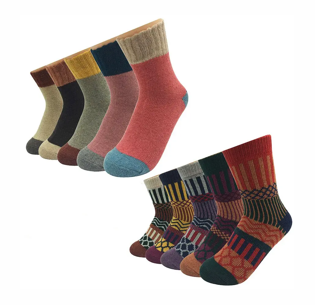 Wholesale high quality winter socks 2023 fashion jacquard kitting unisex varicose veins sport compression socks
