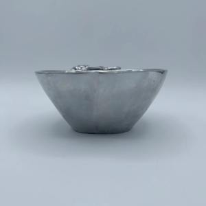 Bol de service en acier inoxydable de qualité supérieure en forme de pomme, finition argentée, pour restaurants, hôtels, traiteurs et présentation de buffet - Product Image 4