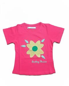 Dernier modèle de T-shirt imprimé de meilleure qualité à la mode pour filles T-shirt d'été à manches courtes et col rond pour filles du Bangladesh - Product Image 4