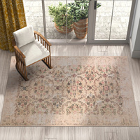 Tapis abstraits en chenille de coton turc de haute qualité, fabriqués à la machine, tapis Goldenmoon personnalisable, écologique, réversible, antidérapant