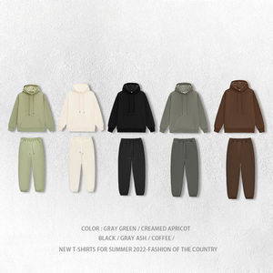 Chándales de hombre acampanados con parche bordado con apliques de cremallera gruesa, chándales de camuflaje antiarrugas de Primavera de lana de algodón personalizados - Product Image 3