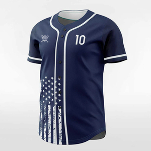 Camiseta de béisbol barata de manga corta al por mayor, sublimación y bordado, fabricante de uniformes de béisbol. - Product Image 6