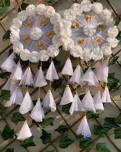 Décoration de souci, tenture murale en filet, décoration d'intérieur, toile de fond de scène, décoration de mariage indien, suspension de bouton de porte, décor de temple - Product Image 2