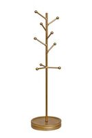 Présentoir rotatif moderne en métal personnalisé pour colliers et bijoux, réglable, écologique, avec revêtement poudré, pour comptoir