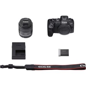 Full Frame Mirrorless <b>Camera</b> RF 24-50mm F/4.5-6.3 IS STM Lens Bundle Photographers Bag Microphone Tripod Software Supports SD - Product Image 4