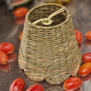 Eco Living Seagrass Lampshade - Natural Grass <b>Light</b> <b>Fixture</b> for <b>Dining</b> <b>Room</b>, Living <b>Room</b> or Bedroom - Product Image 6