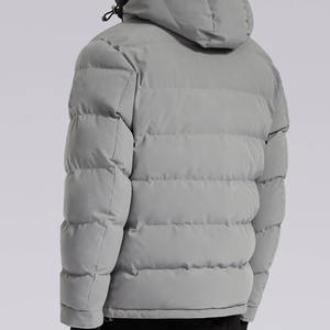 Elegante Stand Collar Bubble Chaquetas Hombres Mujeres Personalizable Impermeable Transpirable Bordado Bolsillos OEM Servicio Invierno - Product Image 6