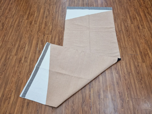 Tapis de couloir en coton Kilim tissé à la main tapis d'escalier d'entrée tufté anti-dérapant avec motif abstrait pour un usage domestique - Product Image 6