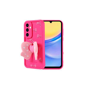 Funda de Silicona Marrón Oscuro Personalizada para Samsung Galaxy A15, Silicona Suave Antihuellas, Incluye Protección para la Cámara - Product Image 3