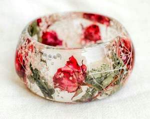 Coloré Résine Modèle Ange Étanche Peint À La Main Mode Fleur Bracelet Bracelet - Product Image 5