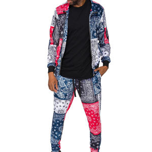 2025 nouveauté de haute qualité 100% coton 2 pièces imprimé Logo survêtement pour hommes Logo personnalisé vêtements de sport d'hiver nouveauté - Product Image 1