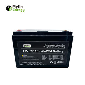 แบตเตอรี่ลิเธียมเหล็กฟอสเฟตแบบชาร์จไฟได้100Ah 12V สำหรับการสำรองข้อมูลในบ้านและพลังงานแสงอาทิตย์นอกกริด - Product Image 1