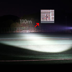 Linterna Táctica LED ZEROBEAM T20 Recargable, 3100 Lúmenes, Resistente al Agua IPX8, Alcance de Haz de 100m/340m, Aleación de Aluminio, Buceo, IK10 - Product Image 2