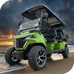 รถกอล์ฟไฟฟ้าหรูหรา6ที่นั่ง5000W แบตเตอรี่ลิเธียมยูทิลิตี้ - Product Image 4